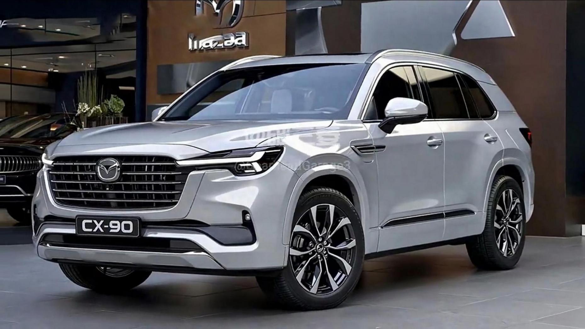全新一代馬自達(dá)CX-90渲染圖曝光 搭載增程系統(tǒng) 有望國(guó)產(chǎn)