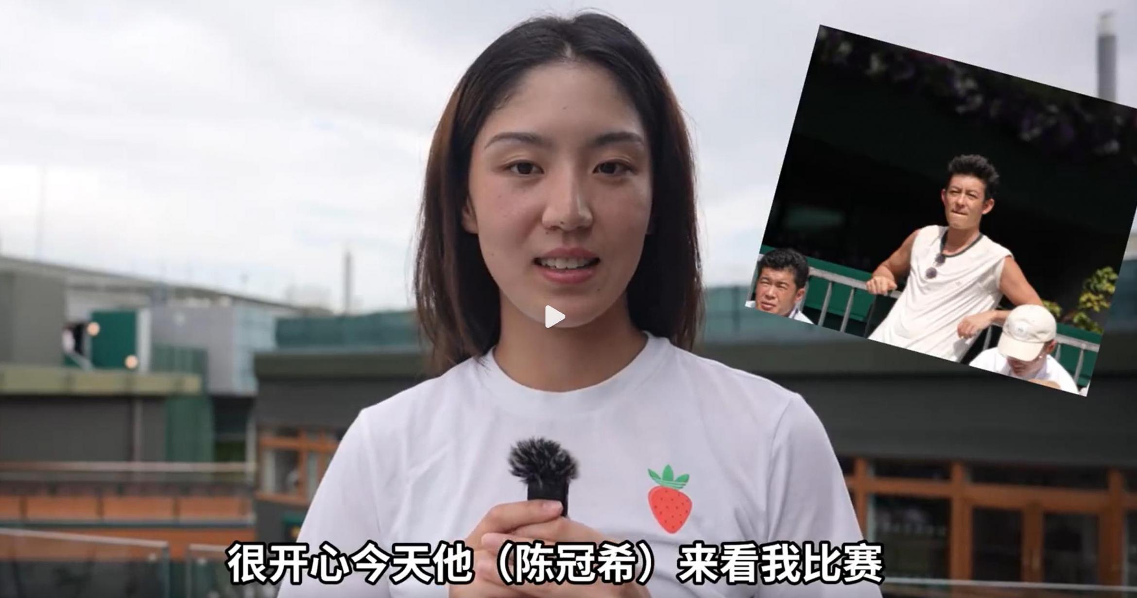 陳冠希現身溫網現場,為王欣瑜助威,網友:這是追星還是捧新人?